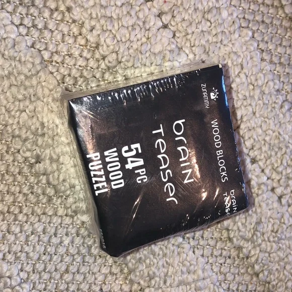 Wood blocks brain teaser puzzle (like 3d Tetris) - Picture 2 of 4